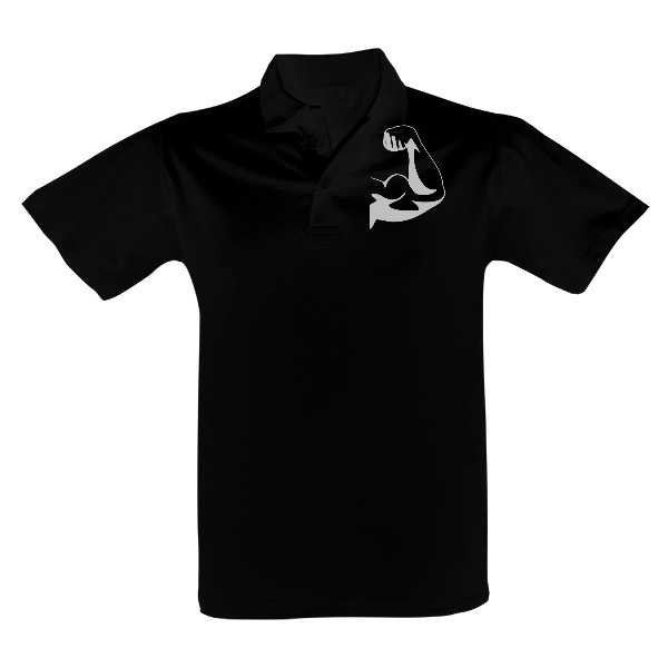 Pánská polokošile Single s potiskem Biceps