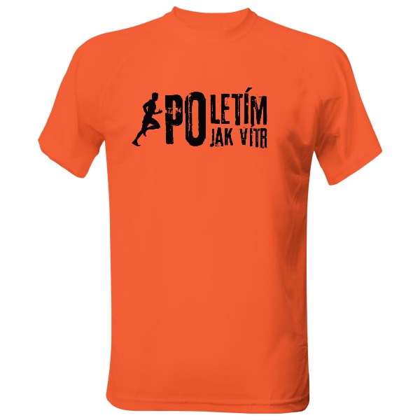 Pánské funkční tričko s potiskem Běžec v pondělí