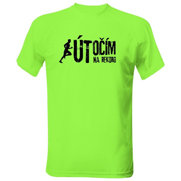 Pánské funkční tričko s potiskem Běžec v úterý