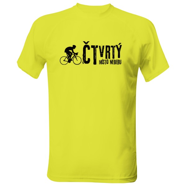 Pánské funkční tričko s potiskem Na kole ve čtvrtek