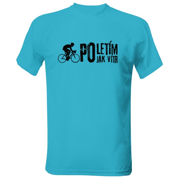 Pánské funkční tričko s potiskem Na kole v pondělí